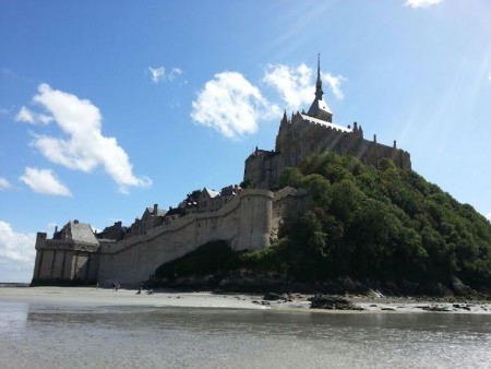 Le Mont St Michel, face Nord.